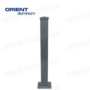 China Supplier powder coated aluminum fence post