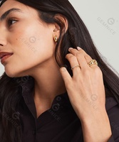 Gemnel mode nouveau design bijoux champagne améthyste aigue-marine pierres précieuses naturelles anneaux