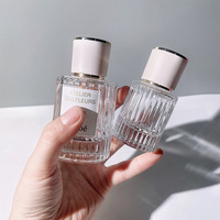 Atomiseur de parfum en verre vide de 30 ml et 50 ml, portable, grande capacité, avec bouchon à vis et flacon de parfum vide