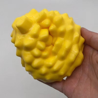 Nouveau Jouet Anti-Stress Créatif 2026 : Blocs de Construction Durian Croustillants Faits Main, Balle à Presser Sonore, Fruit Squishy