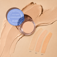 En stock – Correcteur de teint doux 3 nuances, couvrance fluide, fini naturel – Prix de gros, approvisionnement en vrac – Crème correctrice pour le visage