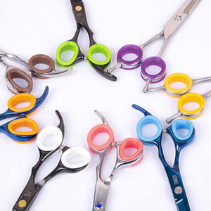 헤어 가위 애완동물 가위 실리콘 링 보호대 안전 논슬립 체육관 피트니스 가드 웨딩 밴드 고무 제품 - Product Image 3