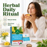 Teh Herbal Honeysuckle Chrysanthemum Coicis Semen Teh Kecantikan & Kesehatan Kantong Teh Label Pribadi Pemasok Kustom