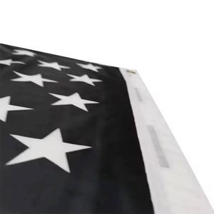 ธงชาติอเมริกา สีเขียวดำ ขนาด 3x5 ฟุต ผลิตตามสั่ง พร้อมห่วงทองเหลือง 2 จุด - Product Image 4