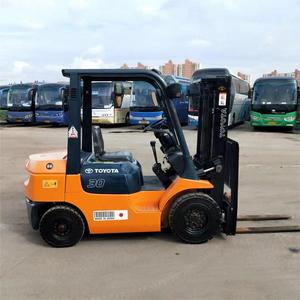 Used Toyota FD30 Diesel Forklift 3 Ton Warehouse <b>Handling</b> Equipment - Product Image 3