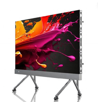 Téléviseur LED mobile tactile M-Shine P1.25 version économique COB 4K avec garantie de 2 ans, son surround stéréo immersif, écran interactif mural