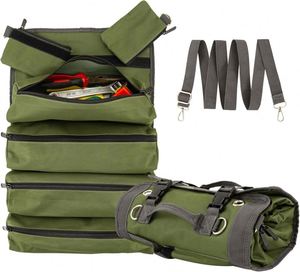 Échantillon gratuit : Sac de rangement mural enroulable en EVA avec fermeture éclair, organisateur d'outils, type sac seau - Product Image 6