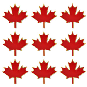 China Fabriek Promotie Kan Custom Metalen Vlaggen Revers Canada Vlag Gouden Vlag Reversspeld - Product Image 1