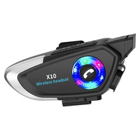 Nouveau BK pour casque de moto avec suppression du bruit et étanche, autonomie extra longue, ajustement universel, installation séparée