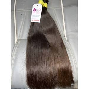 Extensions de cheveux humains vierges bruts à trame unique indiennes, sans perte, sans nœuds, qualité naturelle, sans traitement chimique - Product Image 1