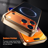 Funda Magnética para Teléfono con Diseño Innovador sin Marco, Resistente a Golpes y Antifricción para iPhone 17 Air Pro Max Huawei