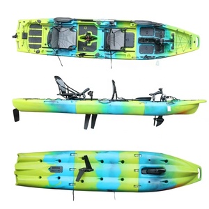 <span class=keywords><strong>Kayak</strong></span> de <span class=keywords><strong>Pesca</strong></span> Modular de 14 Pies con Tres Secciones y Propulsión a Pedal en Venta Fácil de Desmontar y Ensamblar - Product Image 5