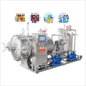 Esterilizadores de vapor industrial, alta pressão empacotada, processamento lateral-spray, fabricantes com plc