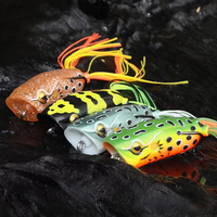 Hameçons de pêche robustes en acier inoxydable pour appâts vivants, modèle A-Style, pour la pêche au poisson noir, vente en gros