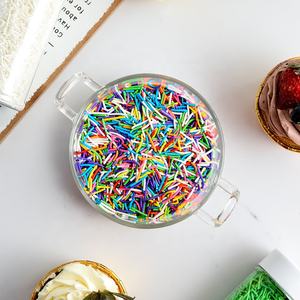 Vermicelles colorés certifiés casher arrose solide pour les décorations de gâteaux comestibles pour la cuisson de la pâtisserie emballée en bouteille - Product Image 3