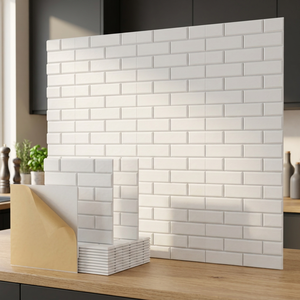 Paneles Acústicos Autoadhesivos de Poliéster Modernos |   Azulejos Acústicos Impermeables Ecológicos, Diseño de Modelo 3D, NRC 0.5, 3 Años - Product Image 4