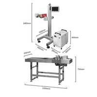 Máquina de Codificación Láser UV, Impresora de Marcado en Frío para Cinta de Embalaje Química, Plástico Redondo, PE, PVC, Tubería de HDPE