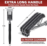 Brosse de gril de barbecue pour notre brosse de nettoyage de gril de porte et brosse de barbecue de grattoir pour le nettoyage de gril