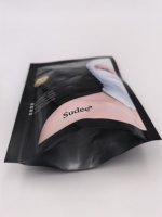 Pochette pour masque écologique 100 % recyclable en non-tissé avec doublure en feuille, sac cosmétique non toxique résistant à l'humidité pour la vente au détail et en gros
