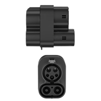 Câble de chargeur Workersbee EV Adaptateur DC EV CCS1 vers CCS2 Adaptateur de charge DC + AC