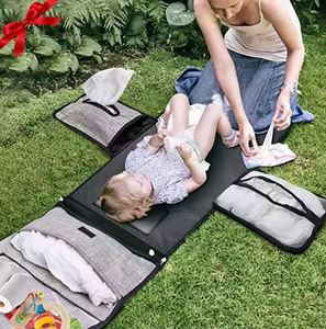 Échantillon gratuit 2024, nouveau tapis à langer bébé imperméable pliable, tapis à langer portable, tapis à langer bébé portable - Product Image 6