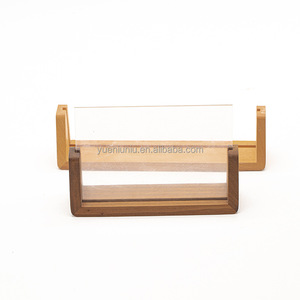 Bằng Gỗ Sồi U Hình Dạng Màu Đen Óc Chó Bằng Gỗ Hình Dạng U <span class=keywords><strong>Acrylic</strong></span> Hình Ảnh Khung Ảnh Khung Với Óc Chó Sồi - Product Image 3