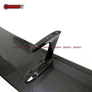 Alerón de fibra de carbono seca de la mejor calidad, estilo Novi, para Ferrari 488, piezas de coche para carreras. - Product Image 6