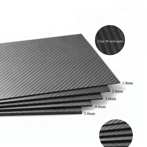 Lámina de Fibra de Carbono <span class=keywords><strong>Hitex</strong></span> 3K de 1MM 2MM 3MM, Placa Resistente para Aplicaciones Deportivas e Industriales - Product Image 1