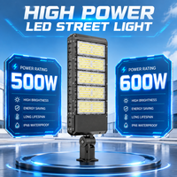 Projecteur LED modulaire remplaçable 500W 600W avec driver Inventronics, personnalisé en usine pour solution d'éclairage de chantier routier