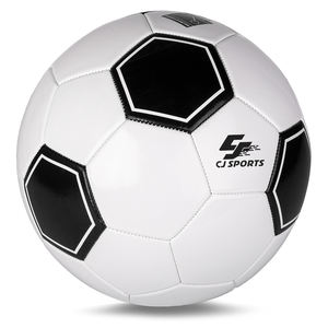 CJ Sports tamaño 5 duradero cosido a máquina amarillo rojo PVC balón de fútbol 410-450g para todas las edades recreación/entrenamiento/uso de partidos Vietnam - Product Image 3