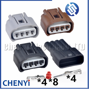 4 SET BOBINA di Accensione Cablaggio Connettore Spina Kit di Riparazione pe4892 EUR 11,02