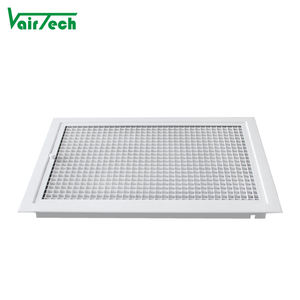 エッグクレートグリルヒンジタイプ天井エッグクレートディフューザーアルミニウムリターンエアグリルフィルター付き - Product Image 4