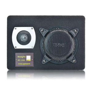 Caisson de basses actif MusicFire MF-1506 10 pouces en bois, haut-parleur audio pour voiture 12V - Product Image 5
