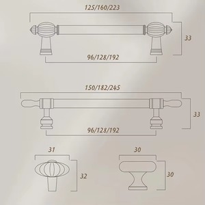ซัพพลายเออร์อุปกรณ์ฮาร์ดแวร์เฟอร์นิเจอร์สำหรับห้<span class=keywords><strong>อง</strong></span>ครัว มือจับตู้  มือจับเฟอร์นิเจอร์โลหะผสมสังกะสี  ลูกบิดมือจับเฟอร์นิเจอร์  ชุดมือจับแบบสมมาตร - Product Image 5