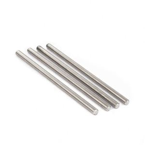 Barra Filettata Acme <span class=keywords><strong>DIN</strong></span> <span class=keywords><strong>975</strong></span>, Barra Filettata Cava Zincata, Doppio Bullone CNC M10 12mm 8mm UNC A2, Inserti Filettati in Acciaio Inox M6 - Product Image 1