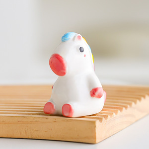 New Cute Sunny Rainbow Horse Ceramic Craft for Indoor Office <b>Study</b> <b>Desk</b> Decoration Wholesale Use - Product Image 4