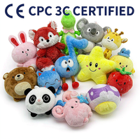 Jouets en peluche musicaux personnalisés OEM ODM, casque, batterie, microphone, piano, poupée en peluche, vente en gros, cadeau