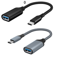 Kabel adaptor tipe-c ke USB 3.0, kabel Data OTG ekspansi mobil Tablet seluler