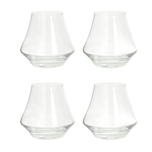 SET DI 4 BICCHIERI DA WHISKY 9X5.5CM 29CL - Product Image 1