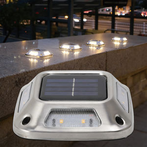 Lampes solaires LED extérieures en acier inoxydable pour terrasse, allée, quai, marchepieds, aménagement paysager, trottoir, jardin, chemin et cour - Product Image 3