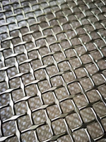 Maille architecturale tissée en fil métallique plat pour balustrade de balcon moderne