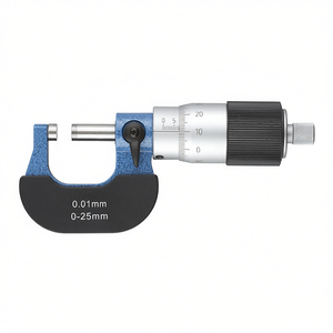 Fervi Centesimal External Micrometer 0-25mm 0.01mm Precision <b>Measurement</b> <b>Tool</b> - Product Image 2