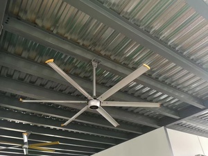 Ventilateur de plafond grand format silencieux avec pales en aluminium aérodynamiques de 8 pieds et moteur AC/DC - Product Image 5