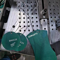 Machine automatique de nouage de cordon en nylon pour vêtements, étiquette volante, enfile d'étiquettes à œillets, moteur d'étiquette volante, enfilage de ficelle