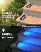 Lampes solaires d'extérieur pour escaliers, clôture, cour, paysage, lampe solaire étanche, LED, marche, terrasse, mur