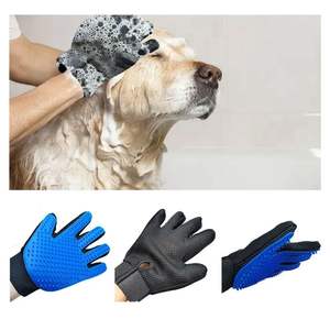 ترقية جديدة ، قفازات العناية بالحيوانات الأليفة ، قفازات سيليكون لإزالة الشعر ، فرشاة حمام قفاز فعال ، قفازات قفاز للكلاب والقطط - Product Image 4