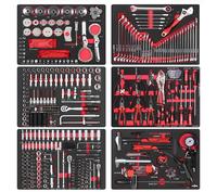 Kit d'outils de réparation automobile en acier CR-V Clés à cliquet combinées Embouts de tournevis Boîte OEM personnalisable pour usage domestique