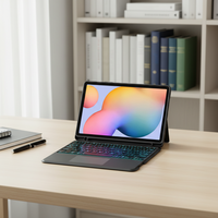 Cangkang Keyboard OEM ODM Grosir dengan Touchpad Cerdas Magic Keyboard untuk Samsung Galaxy Tab S6 Lite