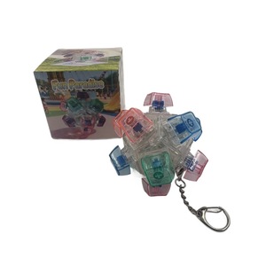 Cubo Esférico de Plástico Antiestrés, Gadget Colorido para Apretar, Colgante, Llavero, Juguete de Descompresión con Diseño Luminoso - Product Image 5