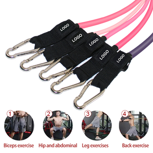 Chất lượng cao có thể điều chỉnh kháng Bands Kit với thoải mái xử lý cho vai ngực trở lại cánh tay chân đào tạo bài tập - Product Image 4